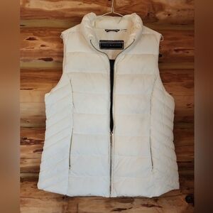 Tommy Hilfiger Women's White Puffer Vest